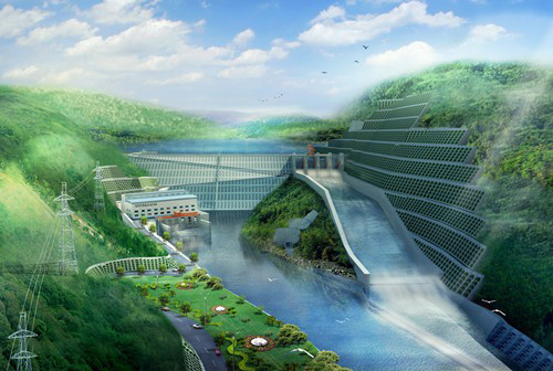 新平老挝南塔河1号水电站项目